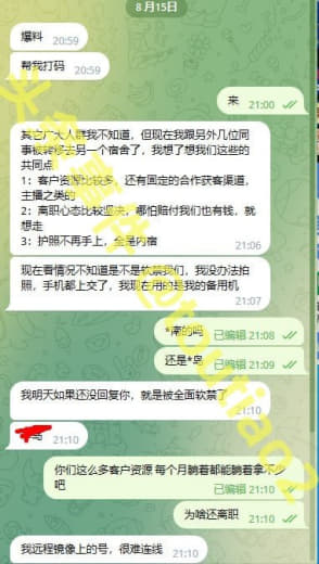 目前离职的人单独转移到一块，特别是那种业绩比较好的，资源比较多的离职...